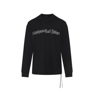 MASTERMIND JAPAN Long Sleeve T-Shirt with Graphic Print Men BLACK T-Shirts